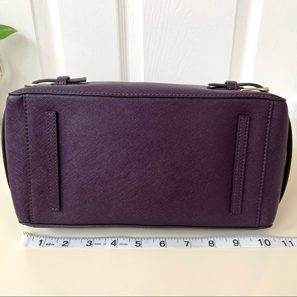 Tory Burch · Brand New Purple Iris Robinson Saffiano Multi Tote Satchel Bag - Picture 7 of 13